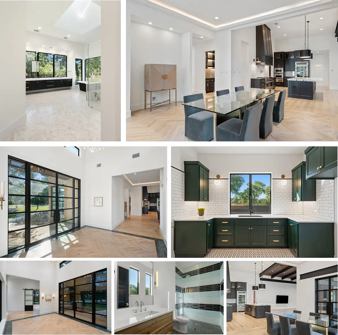 modern luxury custom homes interior design